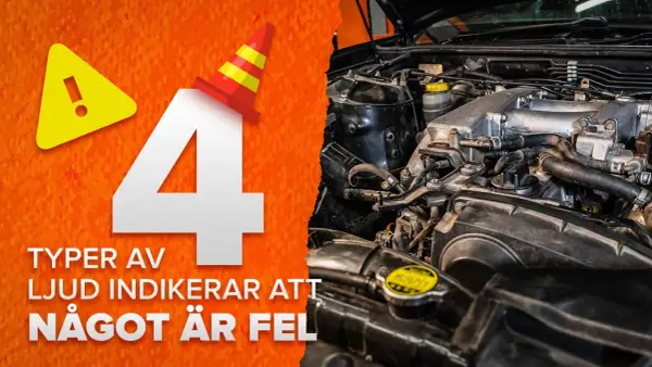 4 typer av ljud indikerar att något är fel. Ett skramlande ljud under bilen kan vara ett tecken på problem.